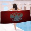 R-Russia Flag Microfiber Blanket Quick Drying Beach Towels Oversized Printing Super Absorbent Pool Towel Blanket