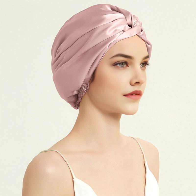 100% Pure Silk Sleep Cap Women