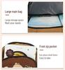 Capybara Kids' Lightweight Large-Capacity Water-Repellent Double Shoulder Backpack
