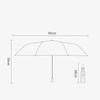 Fashion Print Pocket Flat Sunshade Umbrella High-end Pocket Compact and Portable Wind Resistant and Water Repellent Umbrella