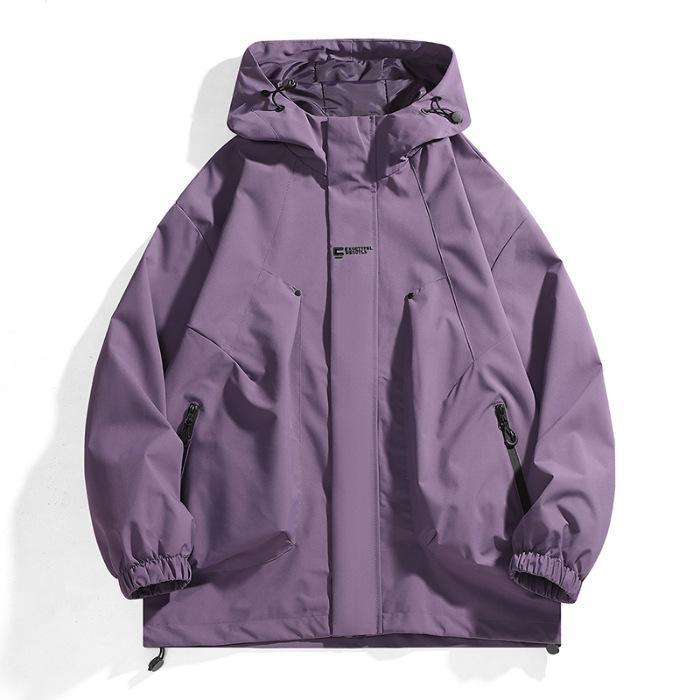 Nouvelle Veste Veste Homme et Femme Automne et Hiver Coupe-vent et Imperméable Veste de Travail Homme Extérieur Couple Costume d'Alpinisme Femme