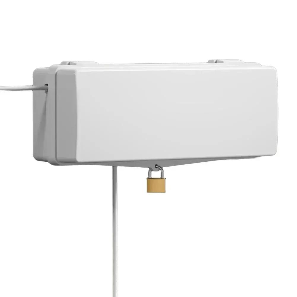 1 Pc Lockable Socket Cover, Extension Cord Box With 4/8 Outlets, Outdoor Outlet Rainproof Cover, Electrical Appliances Tools