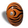 Maschera Naruto Halloween Sharingan Luminoso Uchiha Obito Maschera Bianca Accessori Cosplay