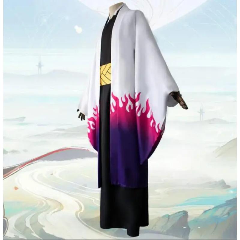 Cos School Ubuyashiki Kagaya Costumes Cosplay Kimono Kagaya Ubuyashiki Wigs and Uniform Suits