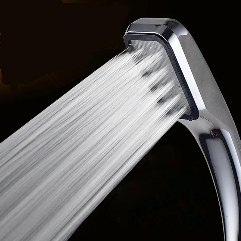 High Pressure Shower Head 300 Precision Holes Rainfall Spray Water Saving Bathroom Accessories Anti-Clog Showerhead Easy Install