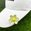 Flower Shaped Golf Cap Clip Magnetic Golf Hat Marker Outdoor Sports Golf Ball Mark  Golf Lovers
