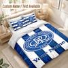 Custom Name Bedding Set 3 PiecesQueens Park Rangers FC Print Duvet Cover + 2 Pillowcases Soft Bed Decor
