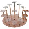 Acrylic Transparent Staircase Ellipse Figurine Display Stand Ring Jewelry Cosmetics Doll Blind Box Fragrance Decorative Shelf