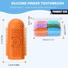 6Pieces Pet Finger Toothbrush for Training Teething Cleaning Dog Toothbrushes Cleaning Massager Dental Care