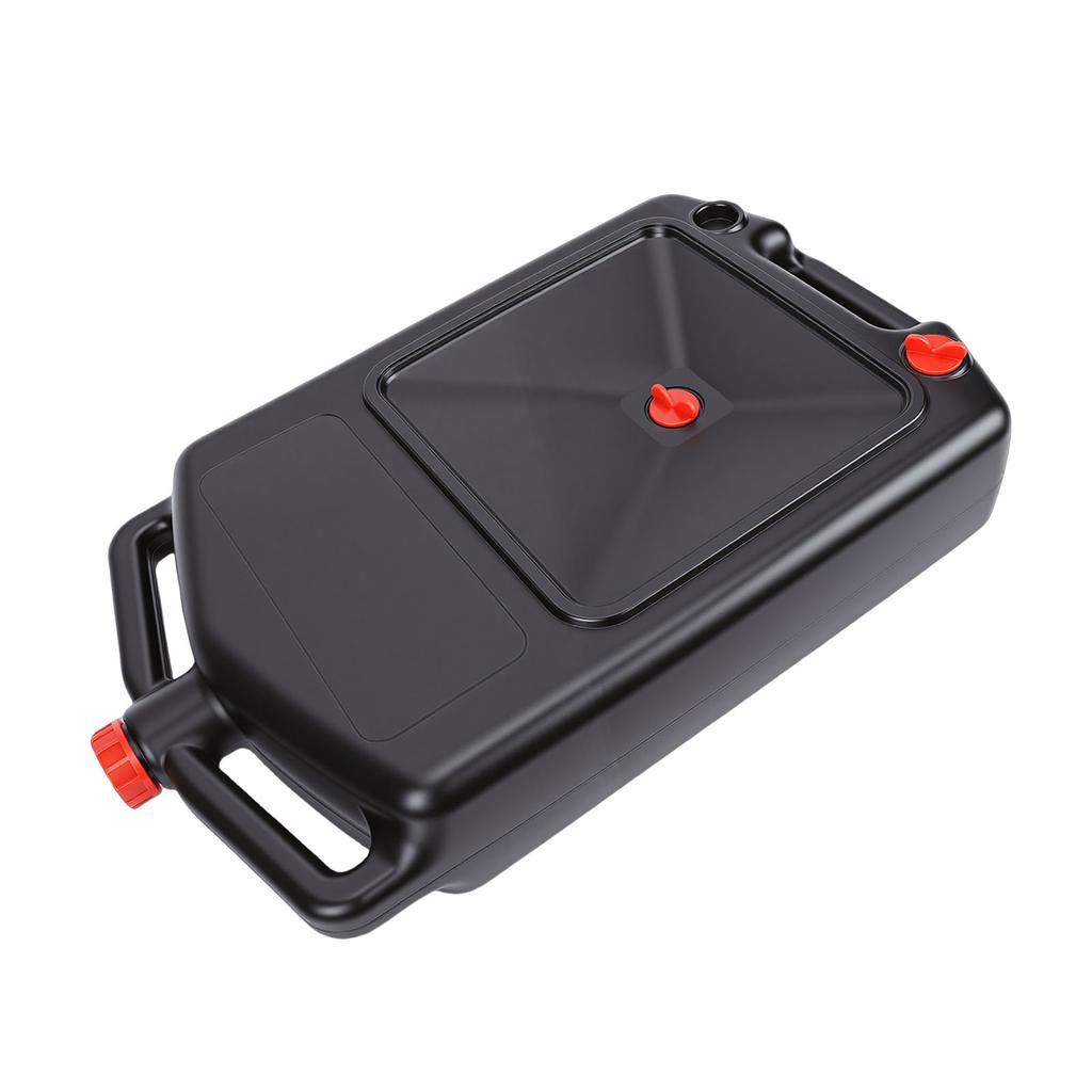 Oil Drain Container 12L Capacity Multifunctional Low Profile Design Automotive Oil Drain Pan with Handle for ATVs
