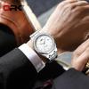 OPK 8139 Luxury Man Watch Luminous Waterproof Stainless Steel Auto Date Business Classic Quartz Men's Wristwatch
