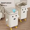 Intelligent Sensor Trash Can Household New High-value Living Room Bedroom Kitchen Toilet Large Cartoon Creative Cute