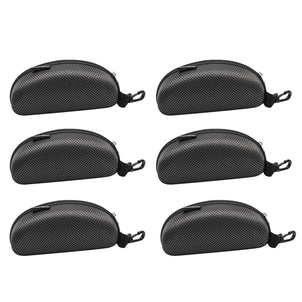 Sunglasses Case Large Size Fits Most Glasses And Sunglassese Carry Bag Hard Zipper Box Travel Pack Pouch Case New 1/3/6pcs