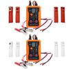 Universal Car Fuel Injector Tester and Cleaner Tool Kit 8 Pulse Modes with 4 Injector Cleaner Adapters Short Circuit Protection