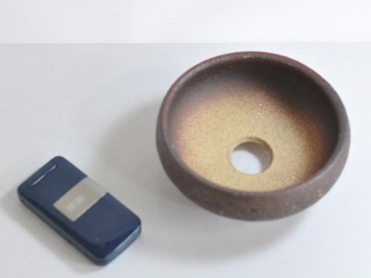 5 Ghivece Bonsai Ceramice pentru Fier cu Pietre și Include Repotarea 15cm Lățime x 6cm Înălțime Nu. Shigaraki-yaki Flori sălbatice, Pietre, Kit,