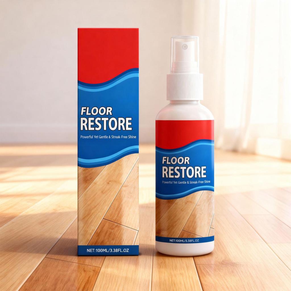 100ml Wood Floor Restorer Glossy Shine Floor Cleaning Stain Remover Luminous Finish Waterproof Refurbishment