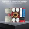 DC-DC Step Down Power Supply Converter Board Module 8V-35V To 5V 8A 4-Port USB Buck Converter Module for Mobile Phone Car