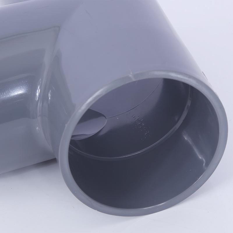 Formosa UPVC T-Shaped High-Temp Flame Resistant Tee Connector for Air and Water Supply