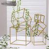 Wedding Iron Art Aisle Markers: Square Frame Flower Column Ornaments