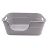 Extra Large Semi-Enclosed Odor-Control Cat Litter Box with Anti-Splash Design