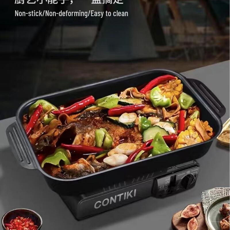 Zhishi Deep Non-stick Multi-Cooktop Grill Pan