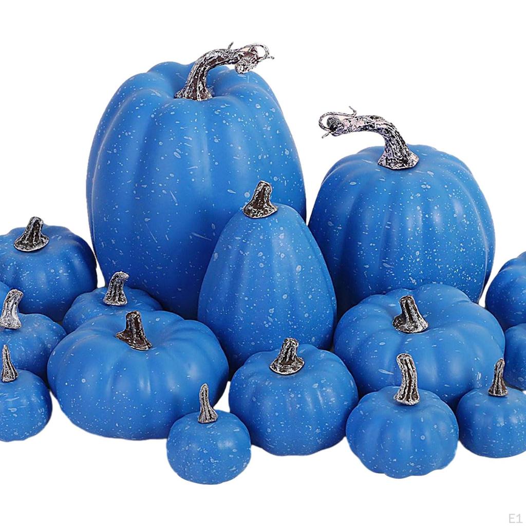16 Pieces Artificial Pumpkins Harvest Decorative Home Decoration Lifelike Foam for