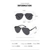 New Fashion Metal Half Frame Women's Outdoor Sunglasses Classic Double Beam Glasses