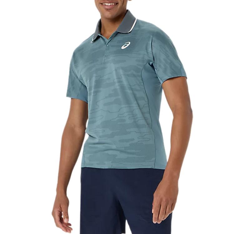 Asics Solid Color Polo Shirt Men tops 2041A420-401