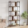 Vintage Wood Bookshelf 76 x 32 x 192 cm Engineered Wood