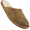 Men's Winter Leather Slippers Warm Men's Slippers for Winter 40