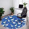 1pc Geese Pattern Office Round Area Rug, Mat Suitable For Office, Under Office Chairs Bedroom Living Room Home Decor, Room Deco