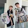 Large Capacity Transparent PVC Backpack for Students