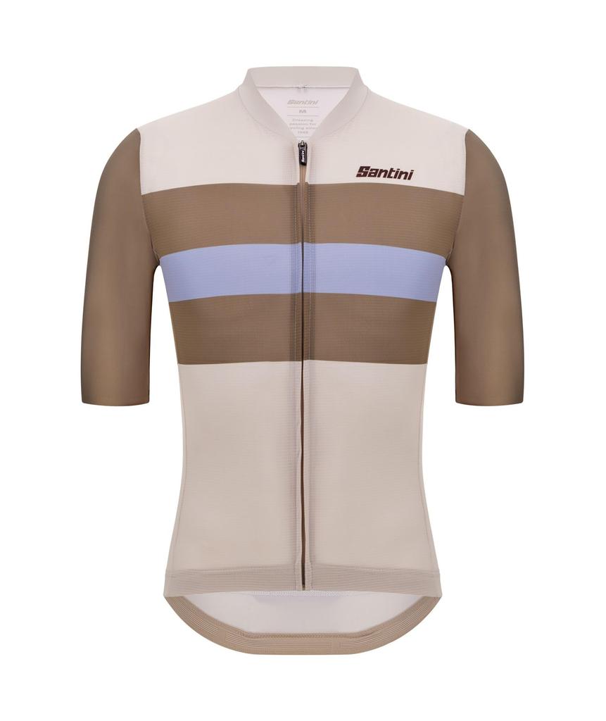 Santini SLEEK BENGAL Cycling Sleek with Rear Military 5S94675CECOBENG Jersey, Unisex, Spring/Summer, Fit, Pocket, Green/Blue (Size Small), [Authentic]