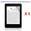 5 stk Professional Clear Anti-Fingerprint Protective Film Guard Screen Protector Matt