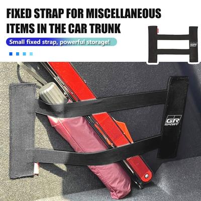 For Car Trunk Elastic Storage Belt Tools Fixed Tapes Seat Back Fixing Bag GRsport Yaris Corolla Rav4 GR Auris Cruiser