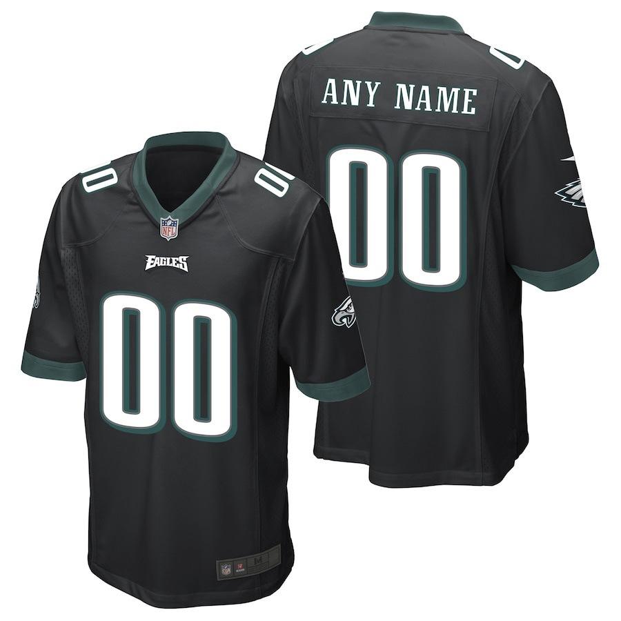 Football Jersey, Short-Sleeved American Football Jersey, Game Training Nfl Jersey, Philadelphia Eagles