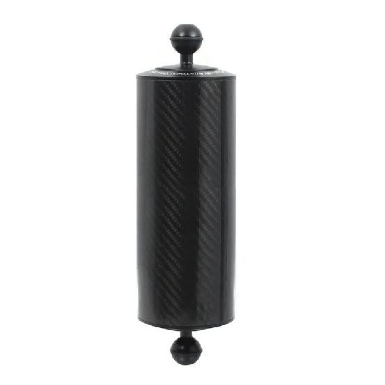 Upgrade Carbon Fiber Float Buoyancy Aquatic Arm 1" Dual Ball Floating Dia 80mm Diving Camera Underwater Tray for Gopro Phone SLR