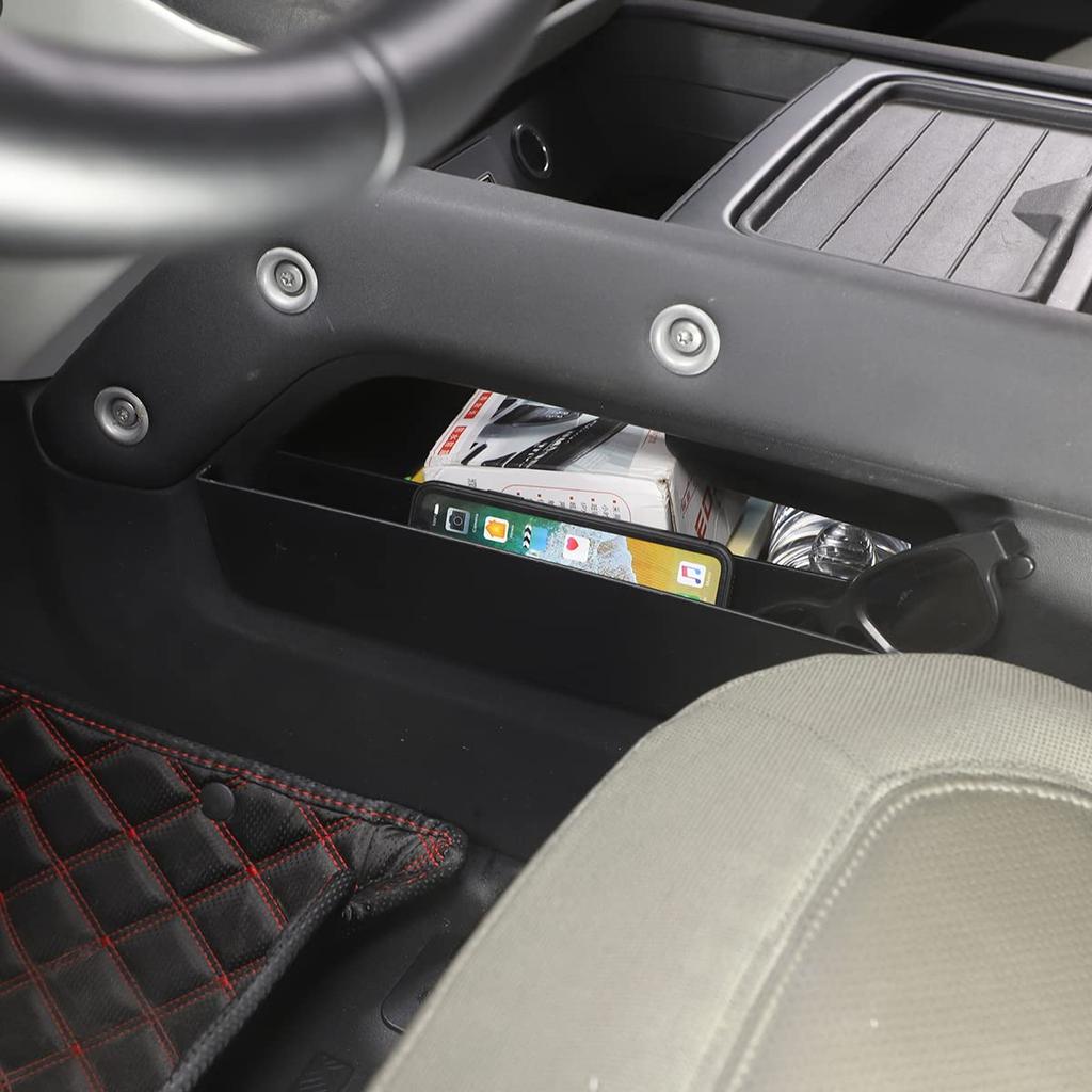 METYOUCAR Center Console Storage Box for Land Rover Defender 90/110 (2020-2023), Defender-Specific Side Storage Box for Small Items, Easy Installation