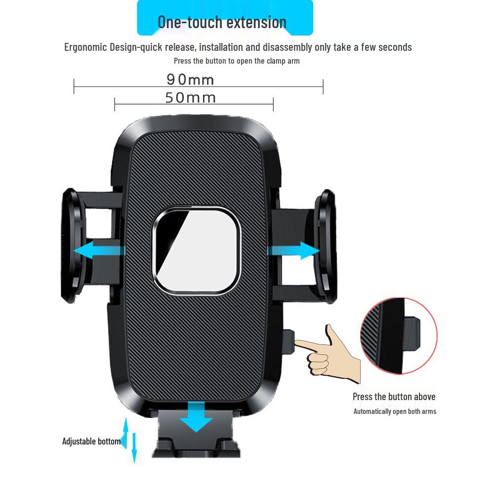 Premium Car Phone Holder for Dashboard and Center Console