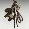 Y2K Vintage Leather Pony Bag Charm Horse Year Mascot Keychain Versatile Keyring Pendant Key Hanging Decoration New Year Gifts