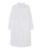 Lee Shirt Long Dress In Ivory