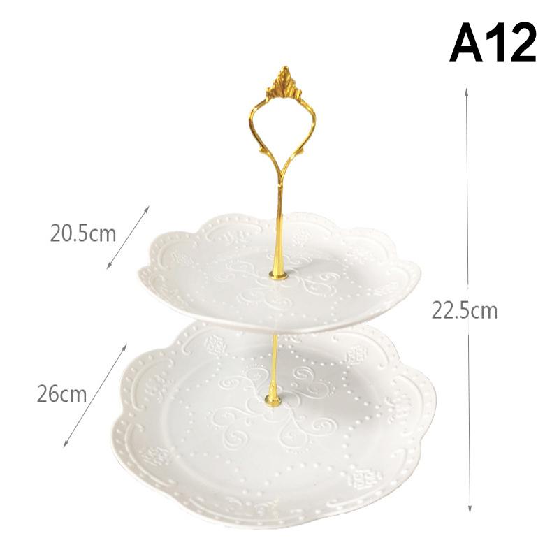 2/3 Katlı Cupcake Standı Servis Standı Tatlı Kulesi Meyve Tepsisi Çay Partisi Bebek Partisi Düğün Noel Partisi İçin