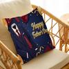 Happy Father's Day Personalized Pillow Cover Kids Bedroom Wild Party Decor Pillowcase kid Birthday shower Gift