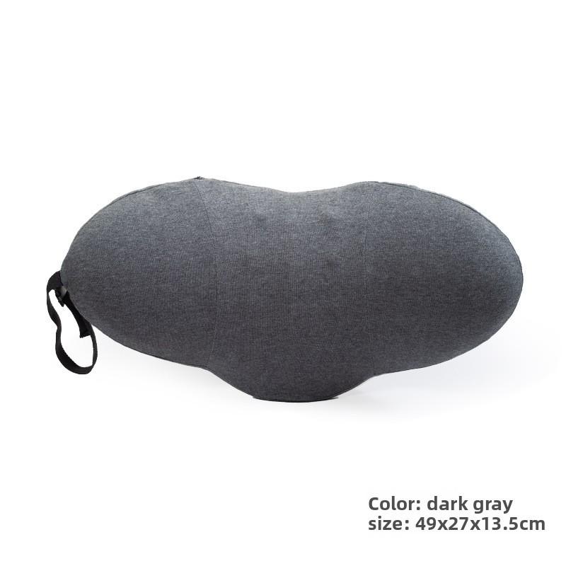 Memory Foam Lumbar Pillow For Pregnancy And Bed Support With Cotton Cover For Home And Car Use
