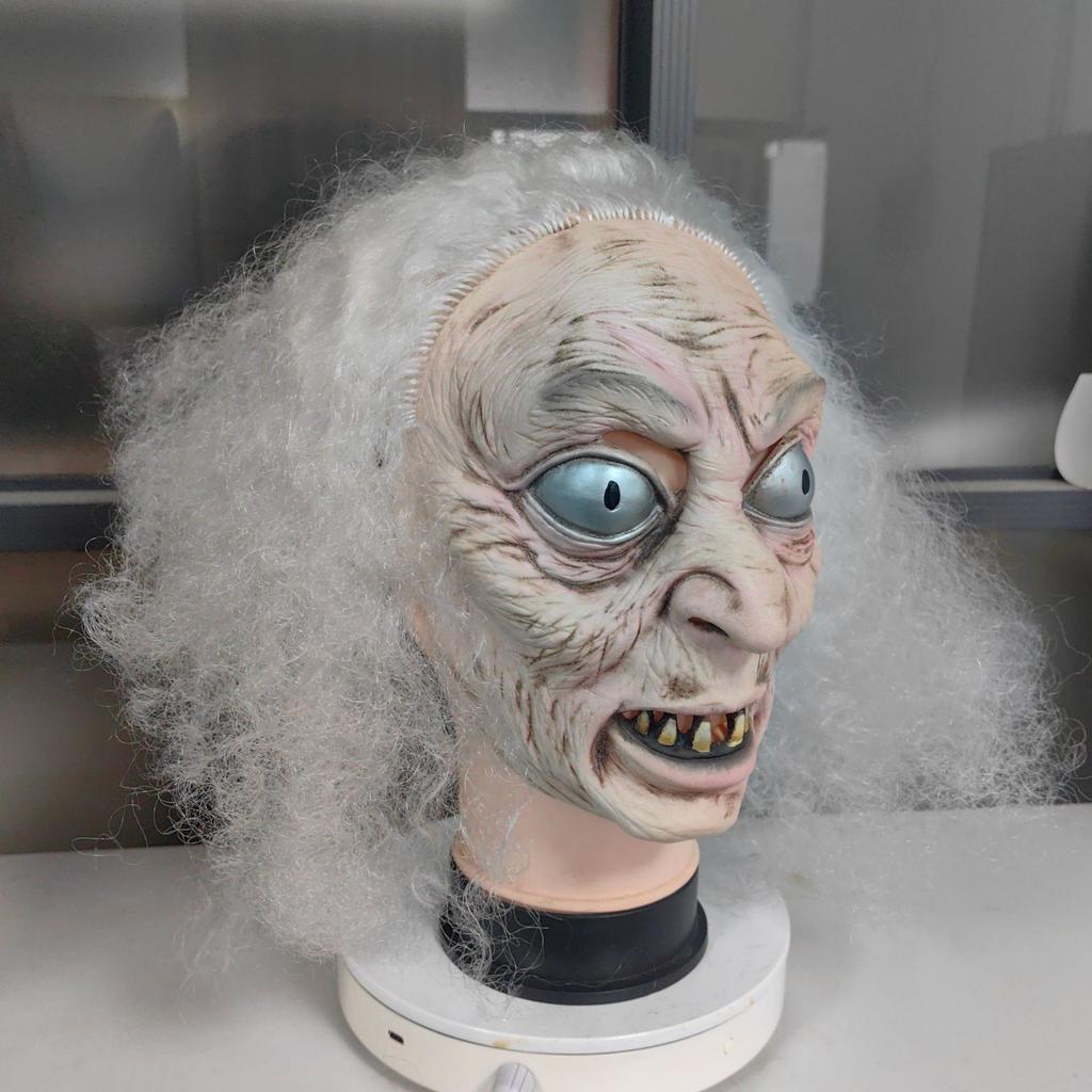 Easter Witch Mask Halloween cos Costume Witch Hat Witch Props Horror Latex Headgear