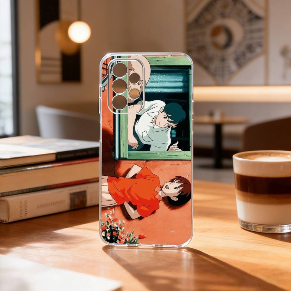 

Shizuku Seiji Whisper of the Heart Phone Case Transparent Silicone Soft For Samsung S25,S24,S21,S22,S23,S30,Ultra,S20,Plus,Fe Samsung S305G