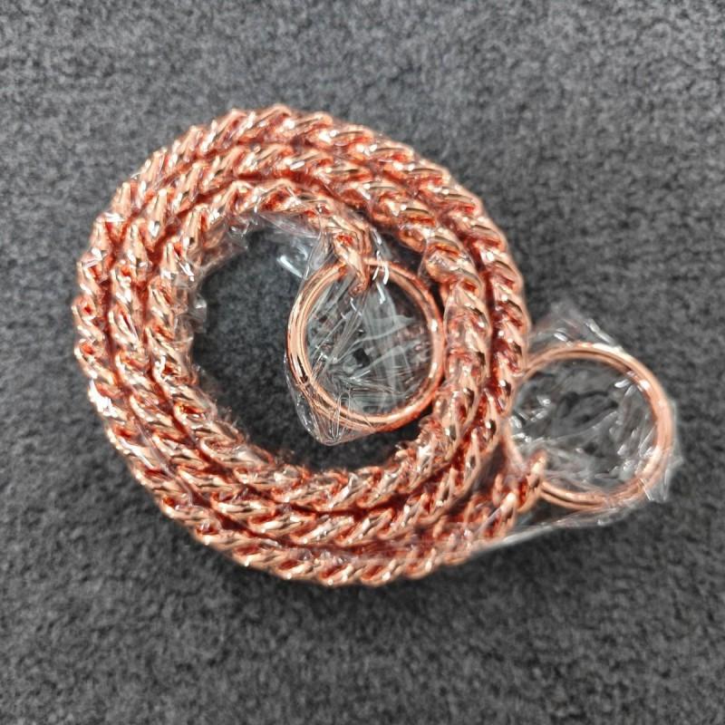 Stainless Steel Dog Chain P 10mm Double Loop Collar Small Medium Large Dogs