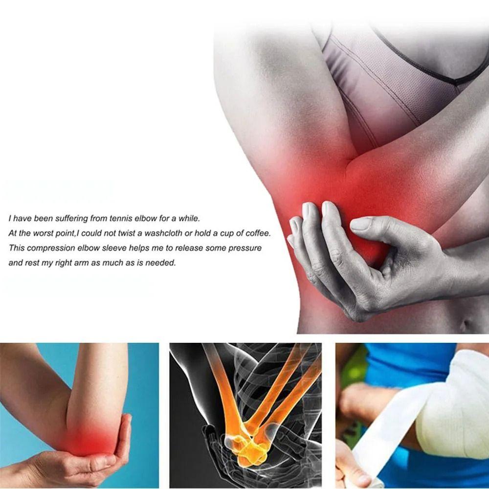 Compression Elbow Brace Sweat Absorption Elbow Guard Pads Tennis Elbow Support  Fitness Basketball