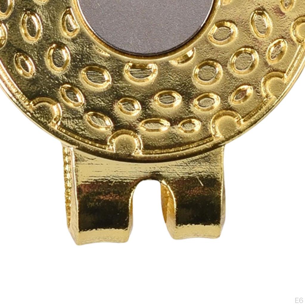 6 Stück Golf Hut Clips Ballmarker Kappenhalter Training Tragbar für Taschen