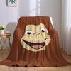 Curious George-s Flannel Blanket Warm Soft Halloween Christmas Couch Warm Cozy Decorative Decor Gift for All Season